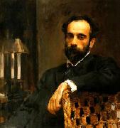 Valentin Serov Portrait of Isaac Levitan oil painting artist